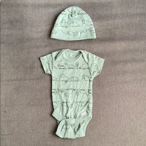 Gerber Organic Onesie and Hat